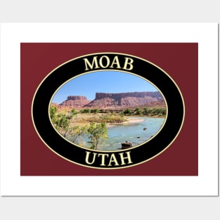 Colorado River in Moab, Utah Posters and Art